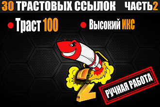30 жирных вечных ссылок траст 100, высокий ИКС, часть 2