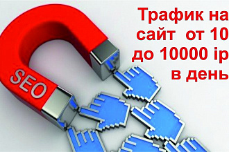 Трафик на сайт до 10000 ip в день