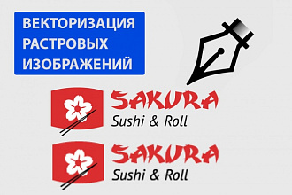 Отрисую в векторе растровое изображение