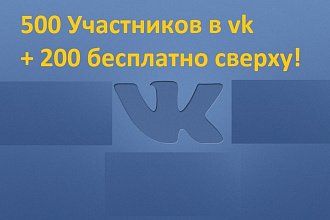 Участники в группу vk
