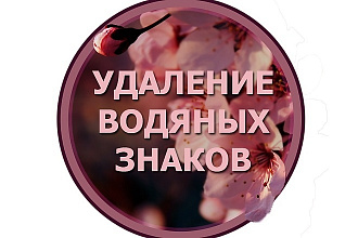 Удаление логотипа и водяных знаков