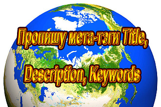 Пропишу мета-тэги Title, Description, Keywords