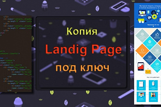 Копия лендинга + полная настройка функционала