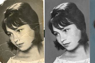 Реставрация и раскрашивание старых фотографий