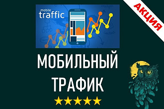 Мобильный трафик на сайт. 6000 в течении 30 дней