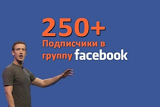 Добавлю 250 подписчиков на паблик FanPage в Фейсбук