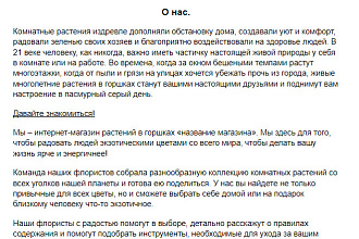 Продающий текст на главную страницу