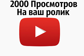 +2000 Просмотров в YouTube