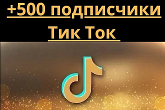 Подписчики Тик Ток +500