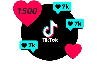+1500 лайков на ваше видео в TIK TOK от живых людей
