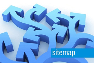Создам sitemap.xml карту сайта 100 000 страниц