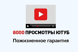 8000 просмотров на видео YouTube со всего мира