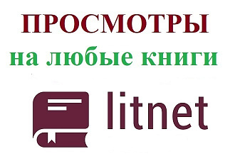 Просмотры на любые ваши книги на Litnet - Литнет