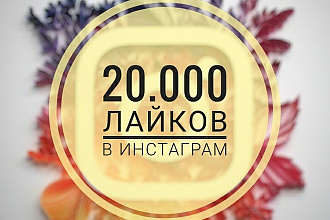 20.000 лайков в инстаграм