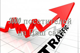 Привлеку трафик на Ваш сайт от 3000 посетителей на Ваш сайт