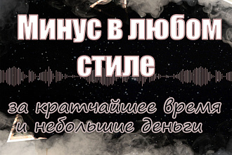 Создание минуса на заказ