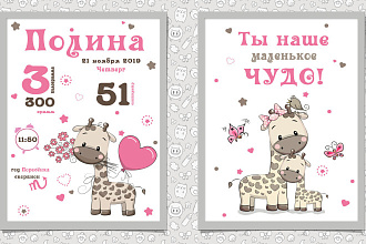 Детская метрика + Постер