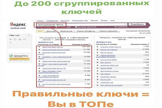 Соберу семантическое ядро для выхода сайта в Топ