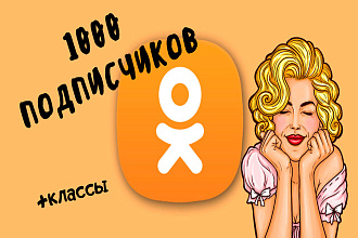 Продвижение в одноклассниках, 1000 подписчиков