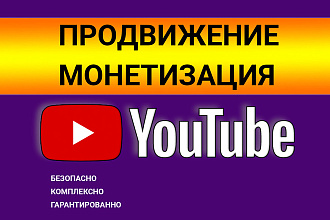 Комплексное продвижение и вывод на монетизацию канала