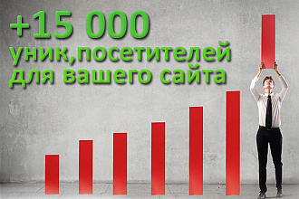 15000 посетителей на ваш сайт из России в течение 30 дней