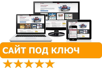 Сайт под ключ - современный, адаптивный, на WordPress