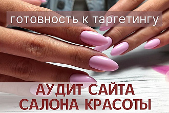 Аудит сайта на готовность к таргетингу и рекламе + консультация