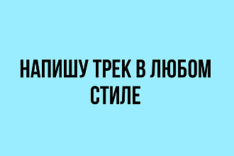 Напишу ТЕКСТ И аранжировку ТРЕКА