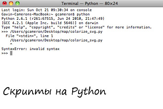 Разработаю скрипт на Python