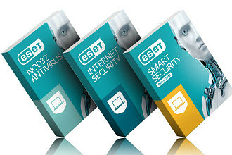 Ключ KEY на антивирус ESET Nod, 2 год 2020