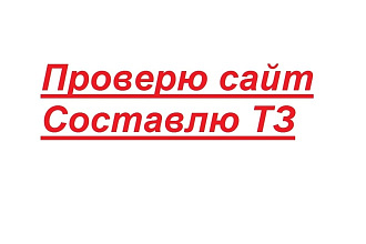Проверю сайт и составлю ТЗ