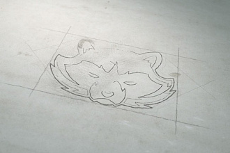 Интро, заставка, анимация логотипа в стиле Hand-draw