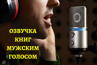 Озвучка книги мужским голосом
