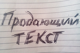 Напишу рекламный текст