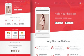 Скопировать Landing page, одностраничный сайт, посадочную страницу