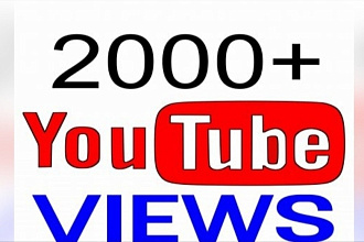 2000 качественных просмотров ютуб