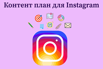 Контент план для Instagram