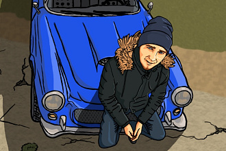 Нарисую GTA портрет по фото