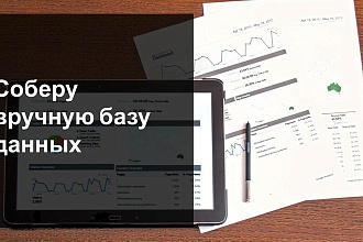 Соберу вручную базу данных