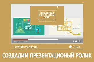 Рекламный анимационный ролик - презентационный ролик
