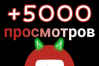 Добавлю 5000 просмотров на видео YouTube. Быстро и качественно