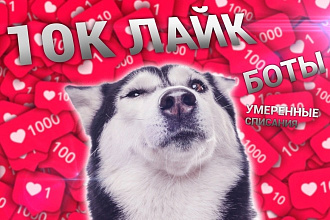 10.000 Instagram like лайк