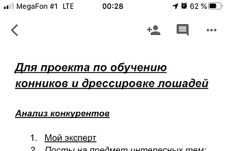 Анализ конкурентов