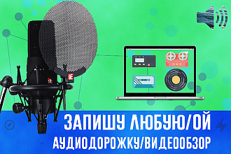 Предоставляю звукозапись вашего контента на проф. оборудовании