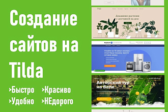 Создание продающего сайта на Tilda