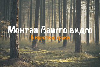 Монтаж видео