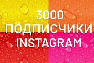 3000 живые подписчики на instagram