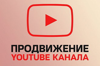 Продвижение Ютуб канала - 1000 просмотров видео, лайки, репосты