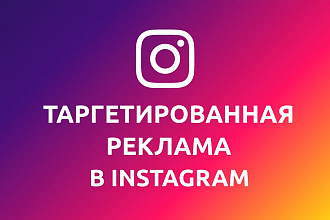 Настройка таргетированной рекламы Instagram + сопровождение в подарок