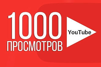 1000 реальных просмотров в Ютюб есть гарантия